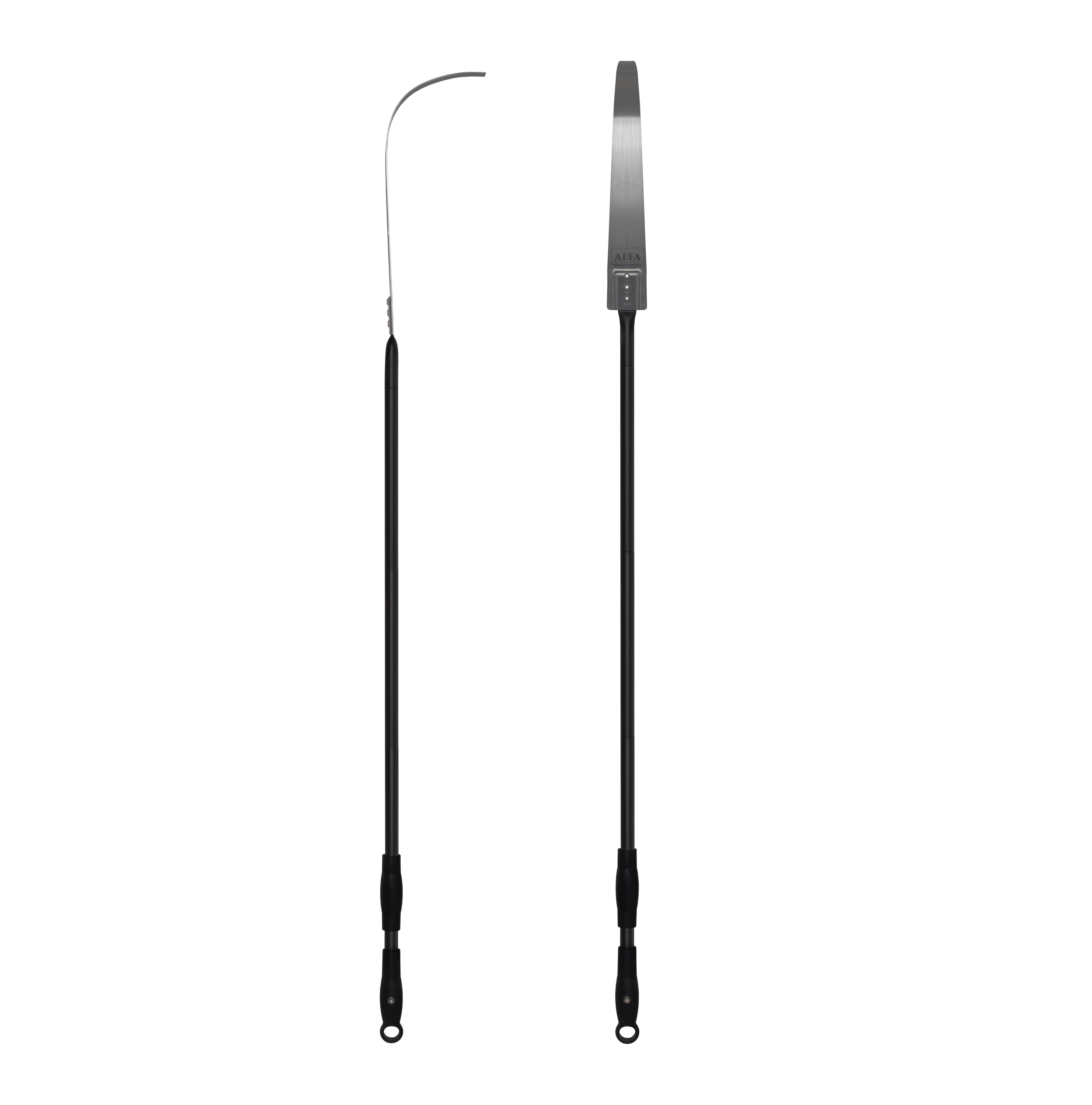 Alfa Forni Holz-Rakel Glutschieber Edelstahl 38 cm / 145 cm AC-SPRAKE