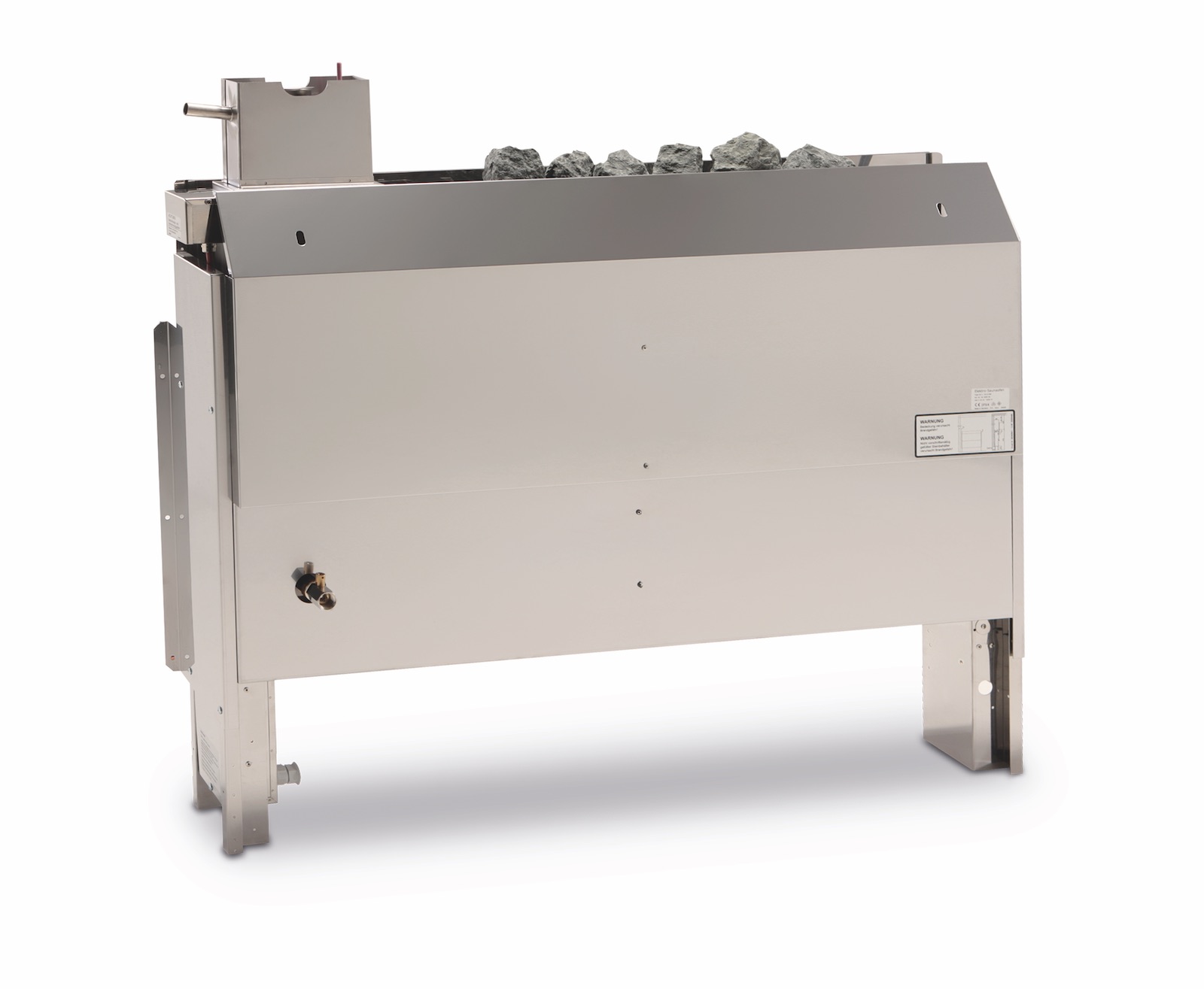 Eos Bi O Mat U 12 kW Verdampferofen Hinterwand Saunaofen mit Verdampfer