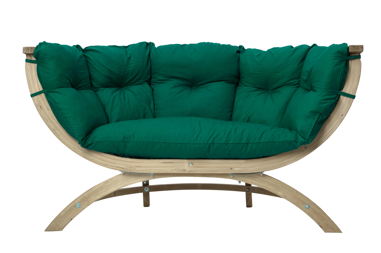 AMAZONAS Loungesofa Siena Due Verde inkl. Sitzkissen ca. 171,5 x 94 x 67 cm für Haus und Garten