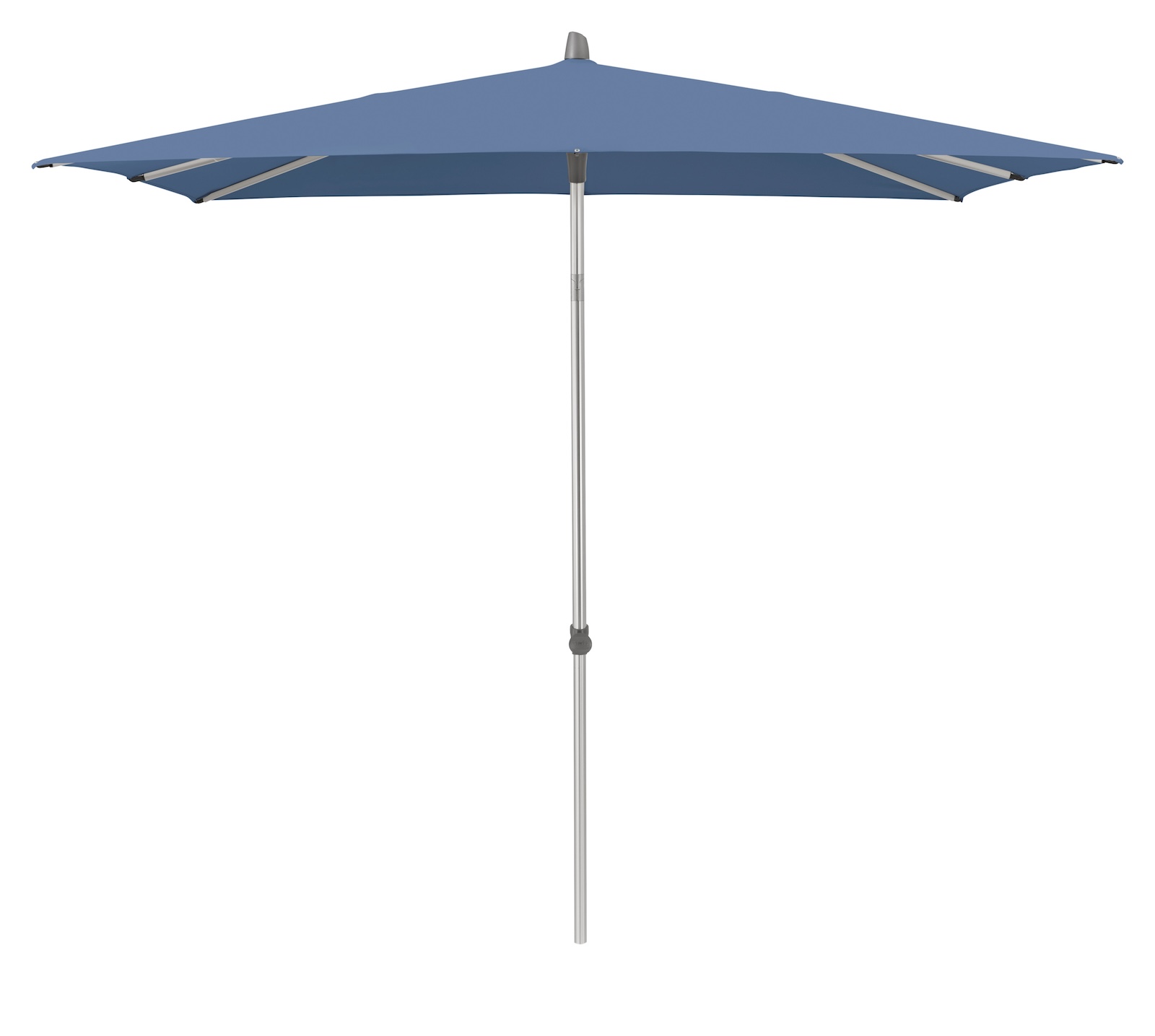 GLATZ Sonnenschirm ALU-SMART 210 x 150 cm Gestell natureloxiert Farbe 418 Cobalt