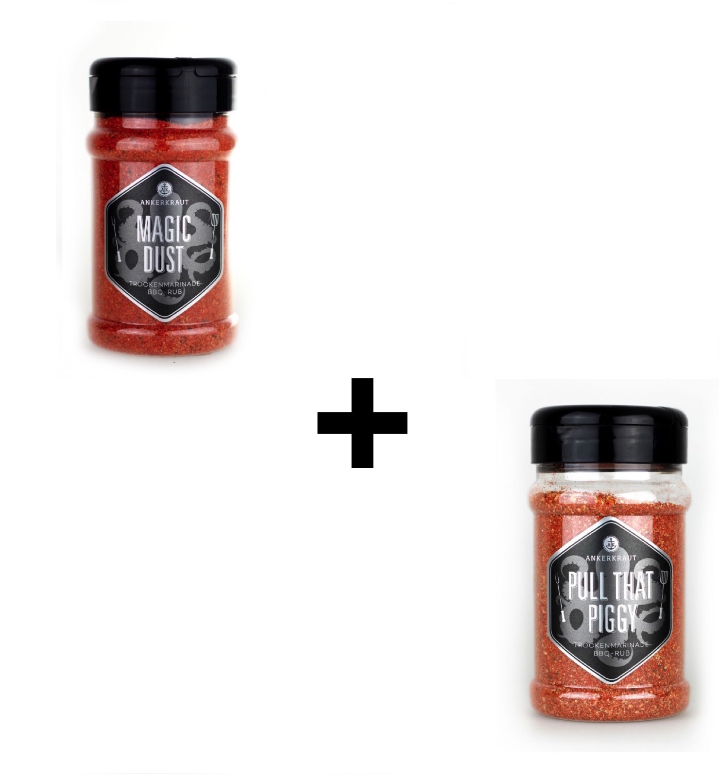 Ankerkraut 2er BBQ Rub Marinaden Set für Schweinefleisch