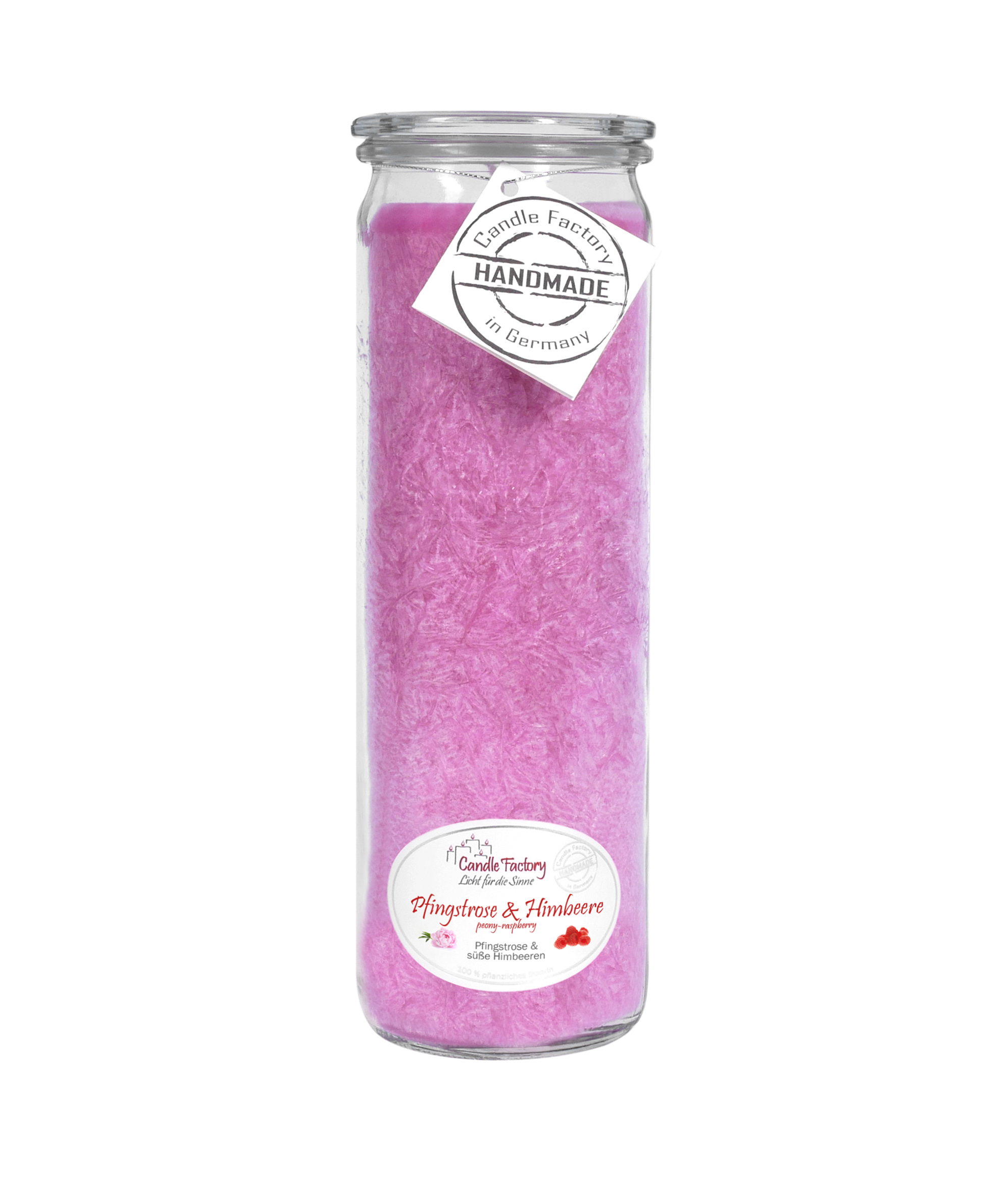 Candle Factory Big Jumbo Pfingstrose & Himbeere Duftkerze Dekokerze 306135