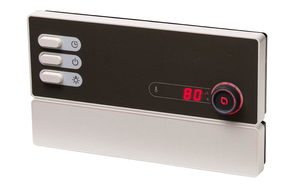 Sentiotec PRO B2 Saunasteuerung für finnische Saunaöfen bis 10,5 kW WiFi fähig