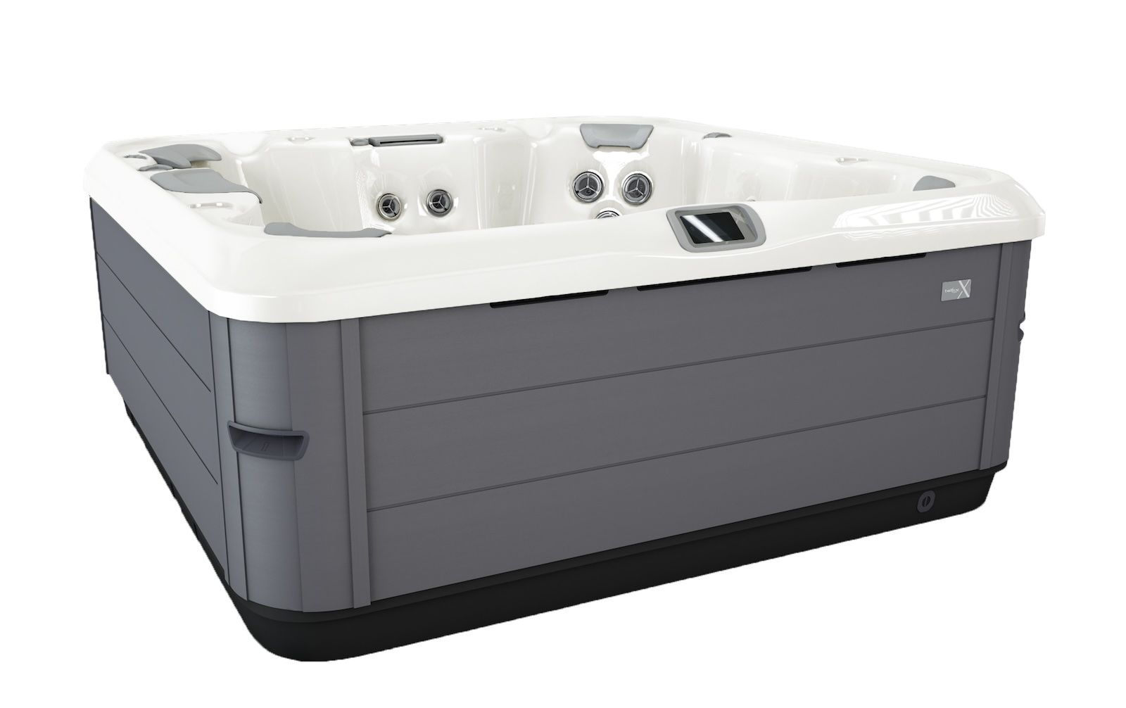 Bullfrog Spas X8 Select Whirlpool für 8 Personen 239x239x97cm Coastal Grey