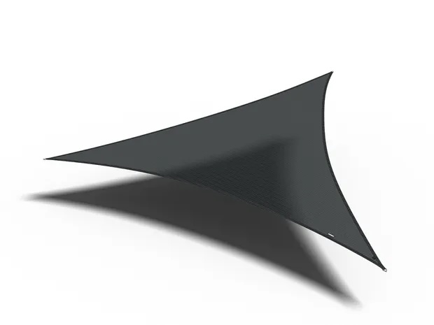 Platinum Coolfit-Sonnensegel Dreieck 360x360x360 cm Black