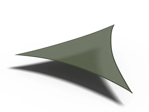 Platinum Coolfit-Sonnensegel Dreieck 360x360x360 cm Olive