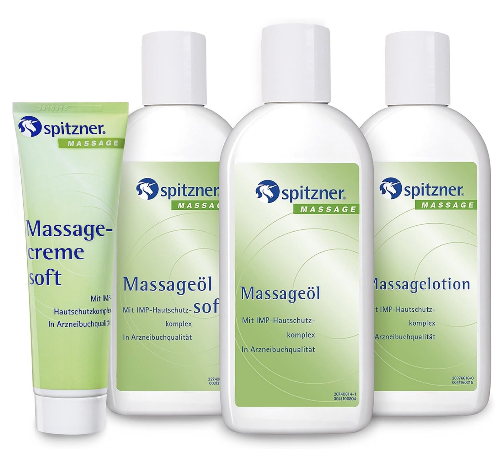 Spitzner Massageset mit Massageöl Classic & Soft + Massagelotion + Massagecreme Soft