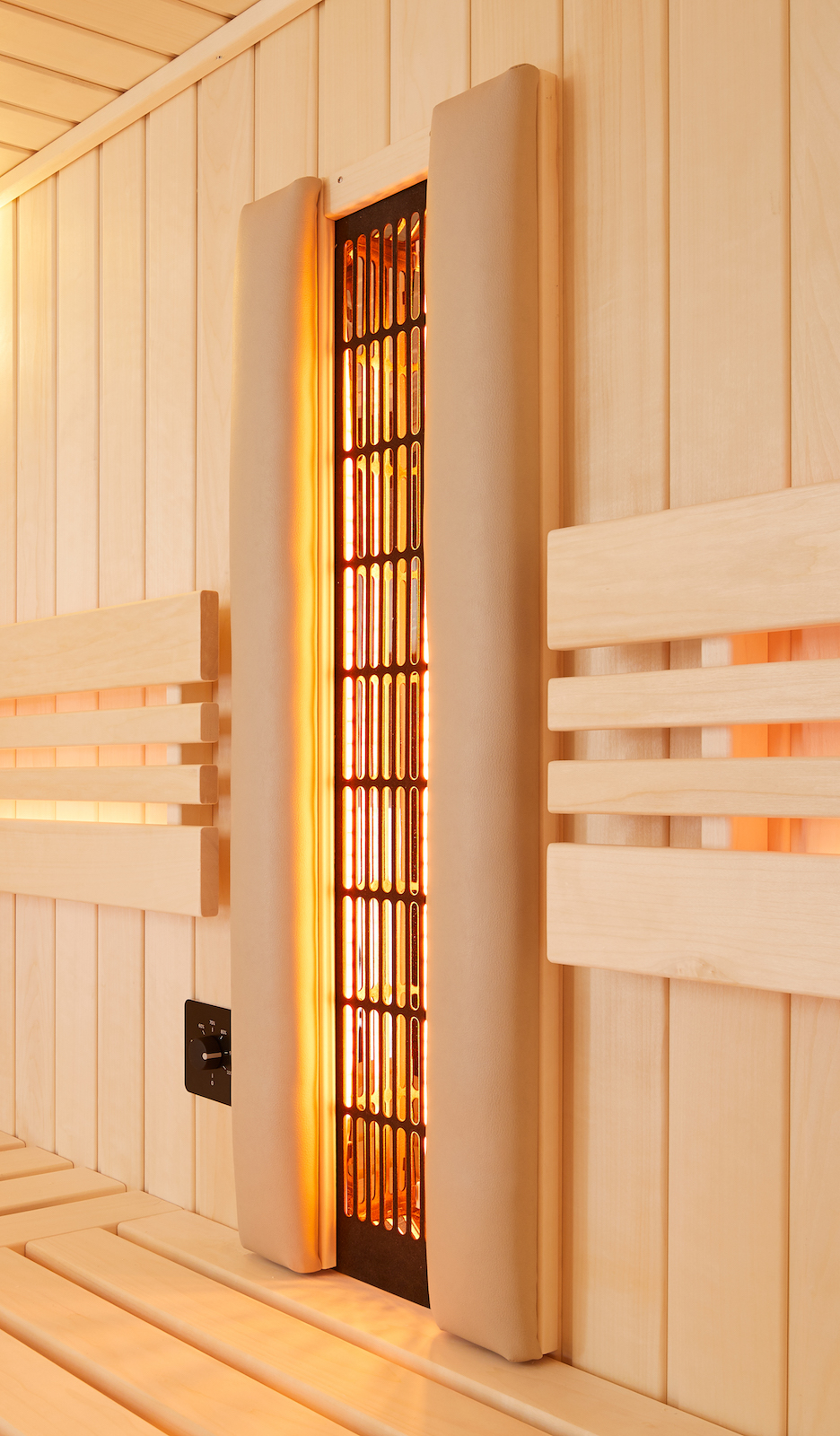 Infraworld Rückenpolster Set für VITALlight-IPX4 Infrarotstrahler Kunstleder beige