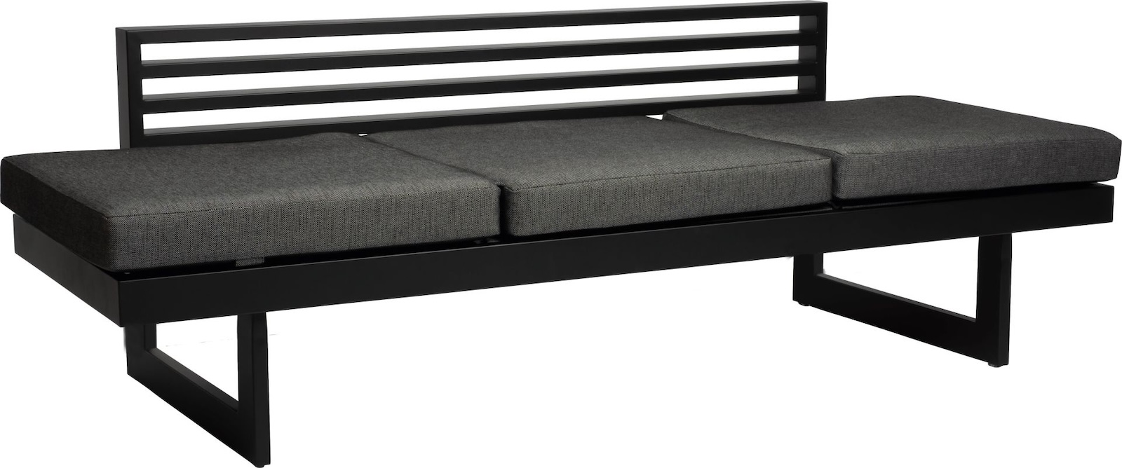Stern New Holly Dining-Bank Gartenbank Lounge-Bank Lounge-Sofa seidenschwarz