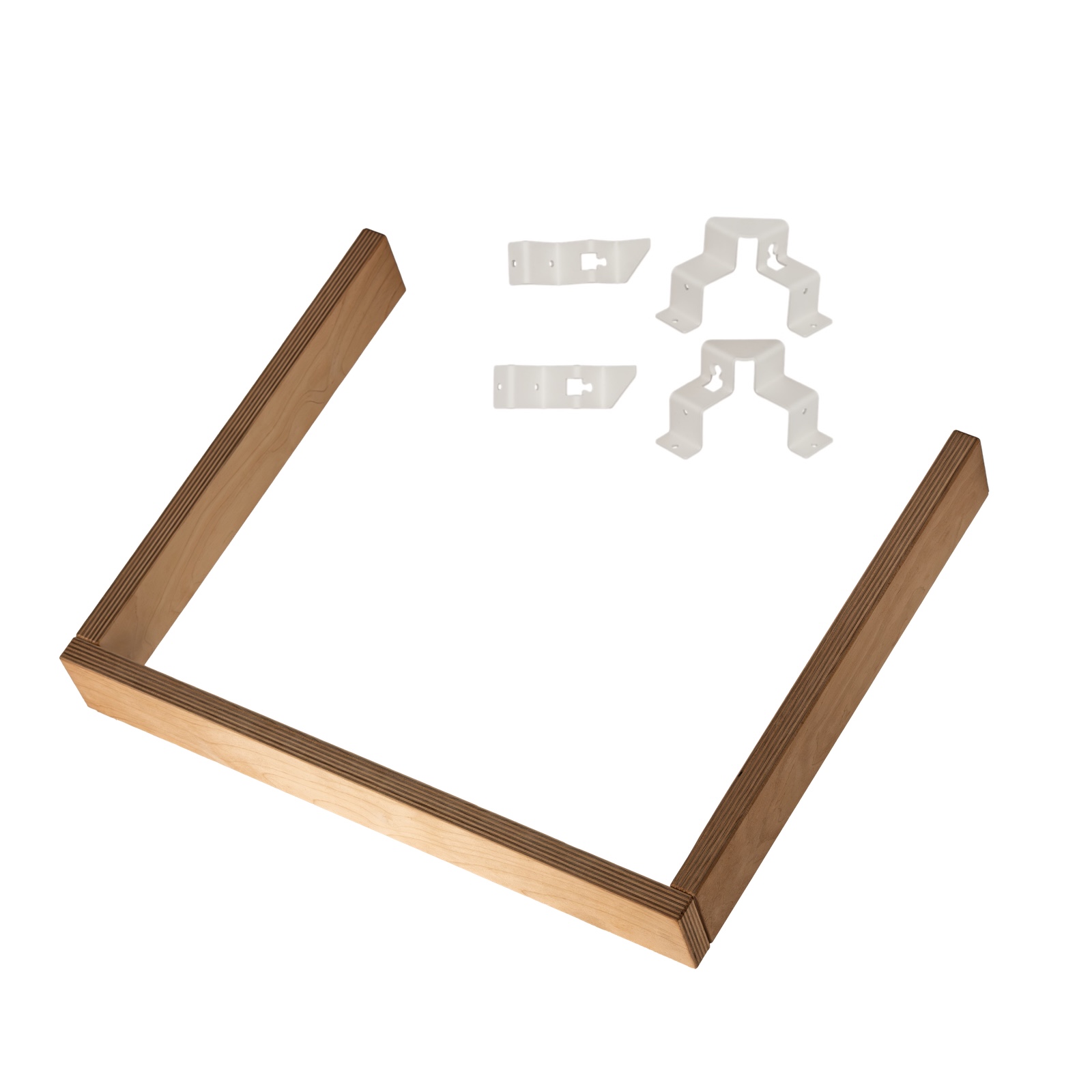 HUUM Core Wall Mini Combi Safety Railing Schutzgeländer inkl. Halter in Weiß