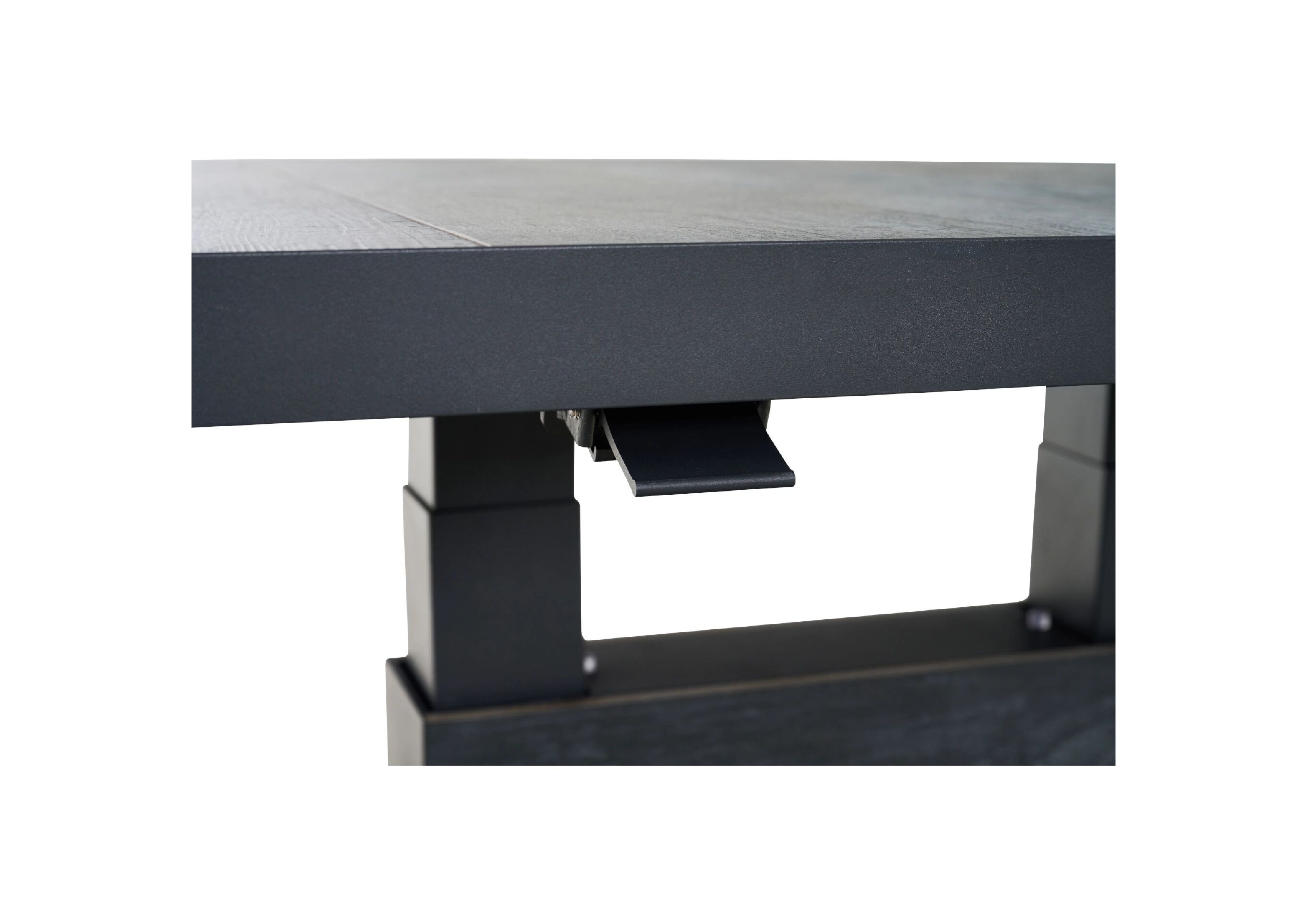 Siena Garden Talina Lifttisch - 140 x 85 cm, Aluminiumgestell & Keramik, wood-grey (T50285)