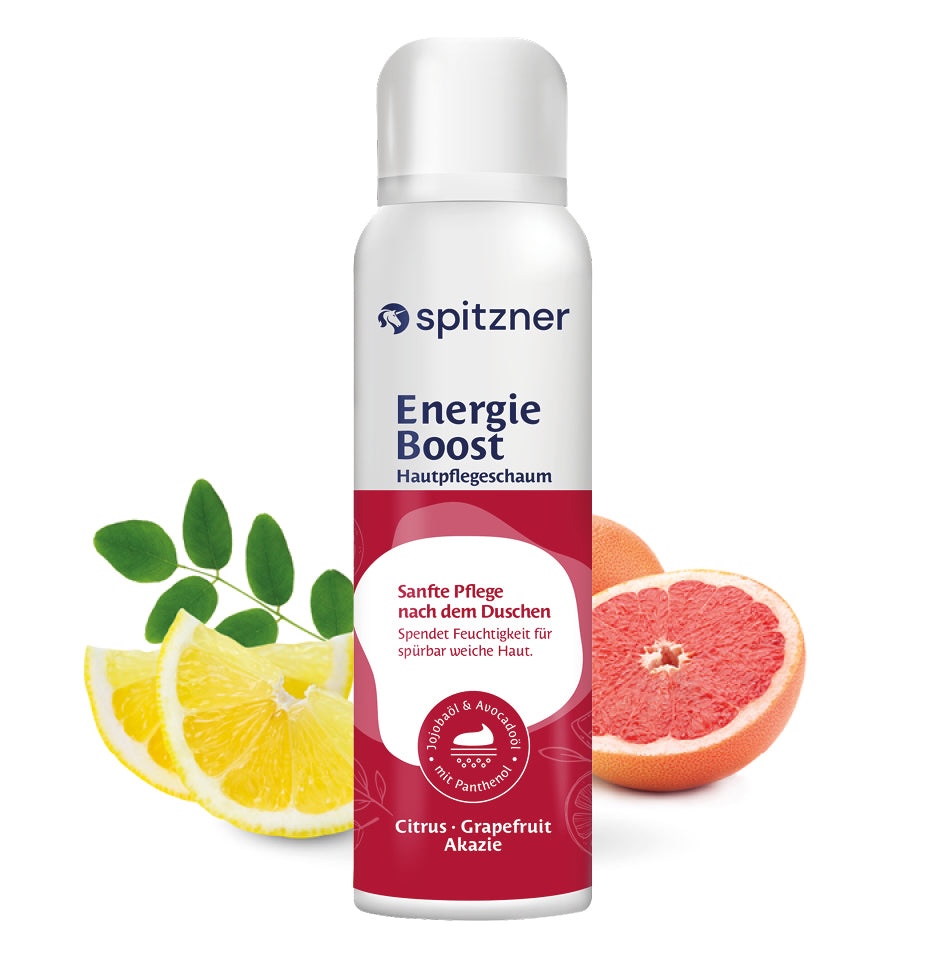 Spitzner Hautpflegeschaum EnergieBoost 200 ml Pflegeschaum Körperpflege 100% vegan