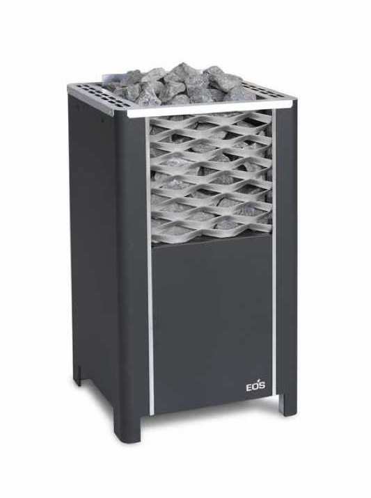 Eos Finnrock 7,5 kW finnischer Saunaofen Standofen anthrazit perleffekt 94.5663