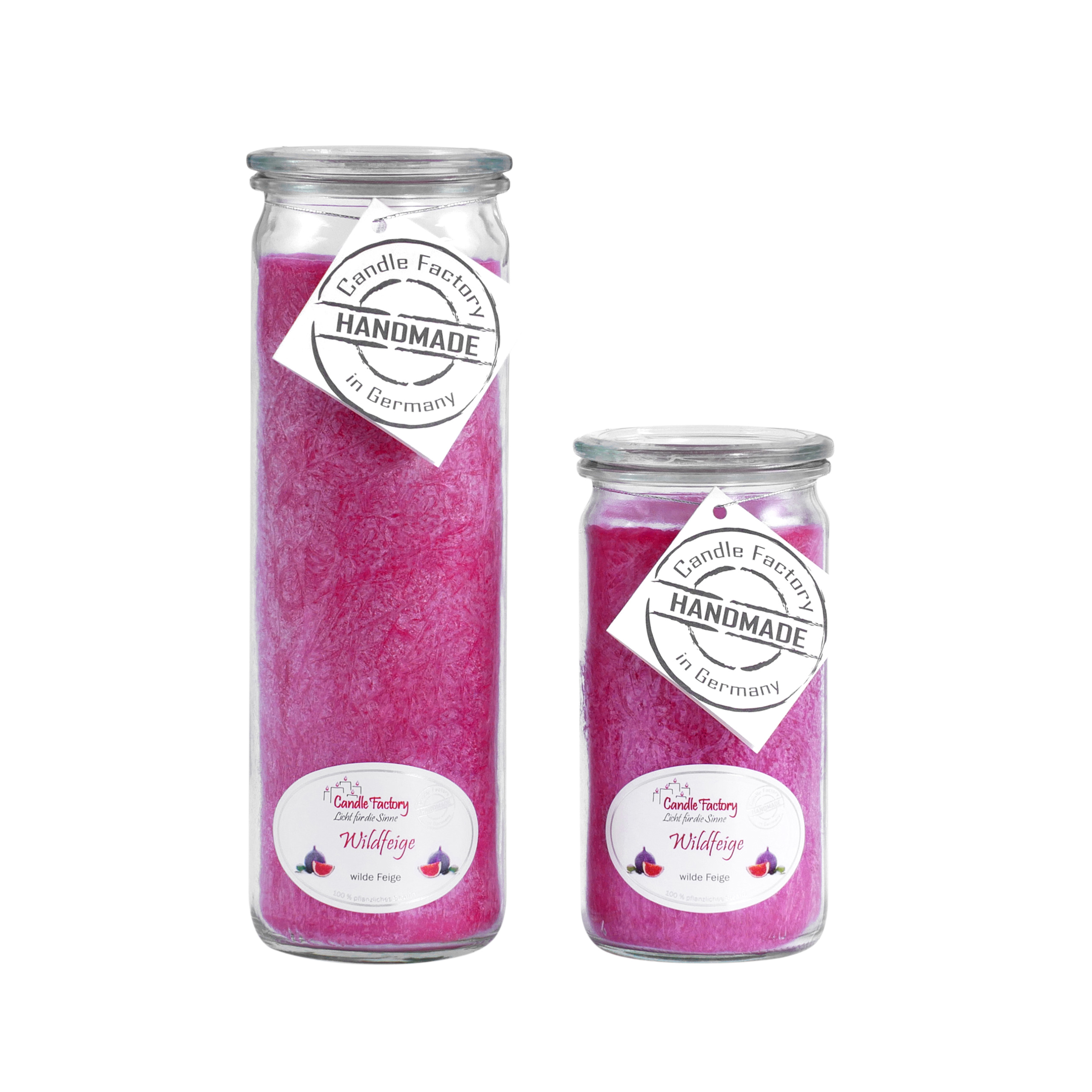Candle Factory Kerzen-Set Wildfeige Big + Mini Jumbo Duftkerze Dekokerze