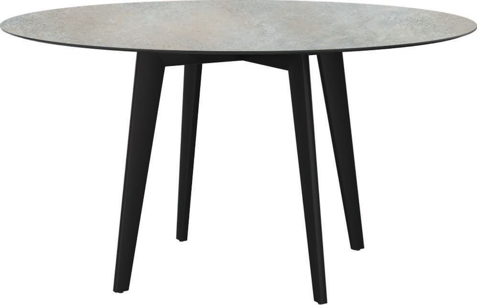 Stern Dining-Tisch Rund Gartentisch Aluminium Ø134 cm mit wählbarer Tischplatte