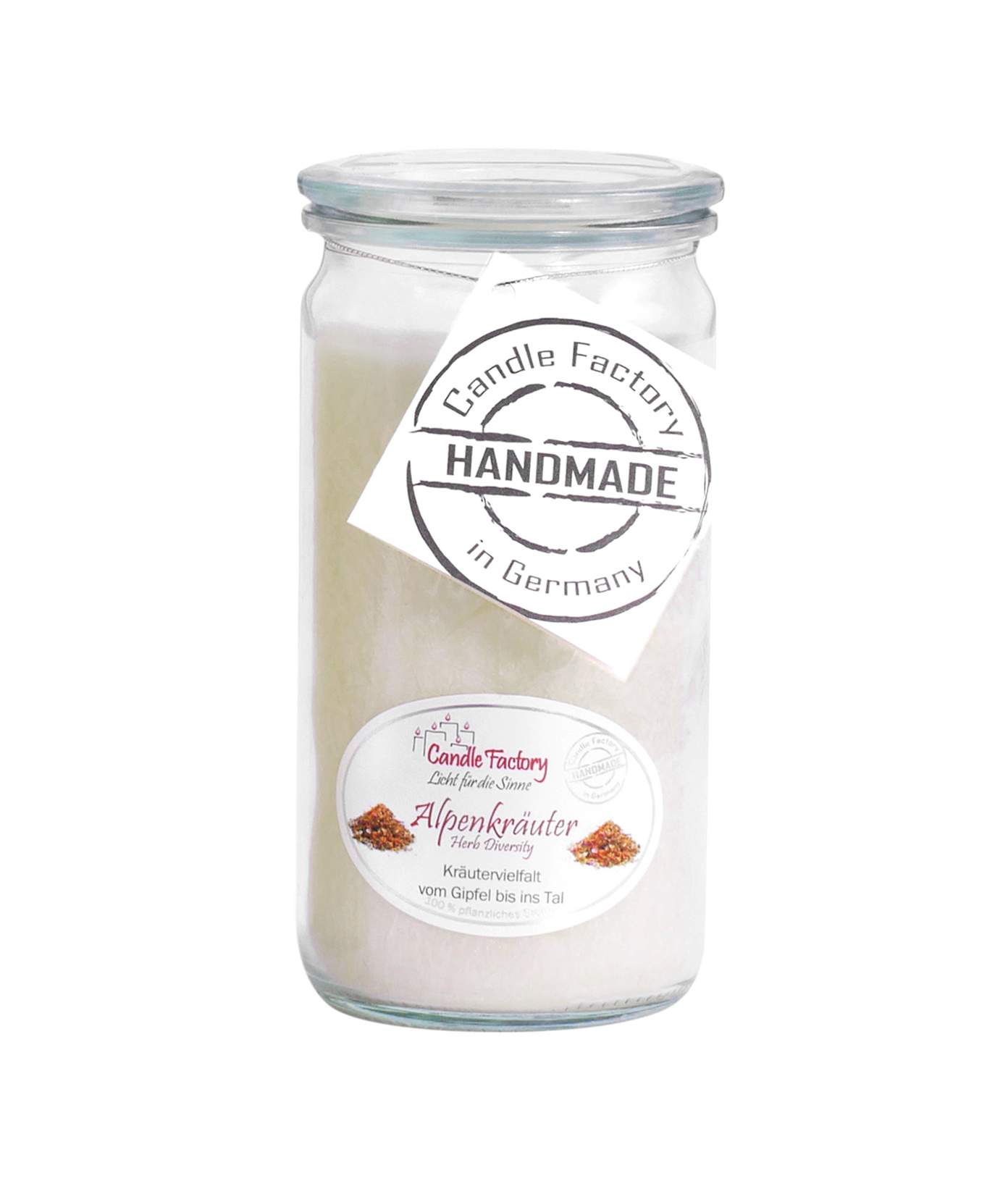 Candle Factory Mini Jumbo Alpenkräuter Duftkerze Dekokerze 307093