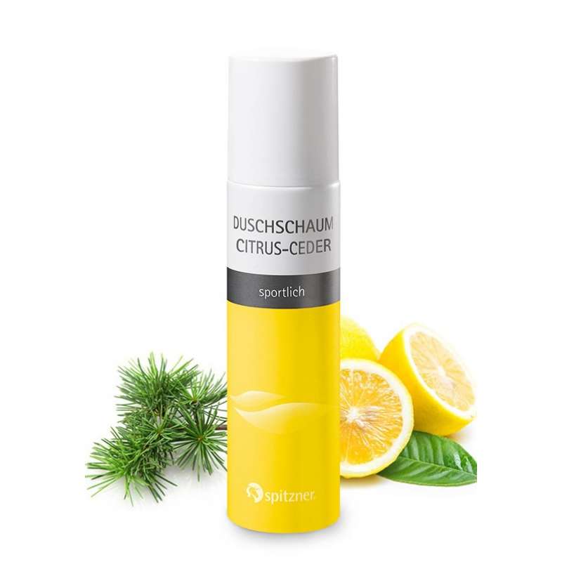 Spitzner Duschschaum Citrus-Ceder 150 ml Spritzig-holzige Wellness-Dusche sanft hautverträglich und