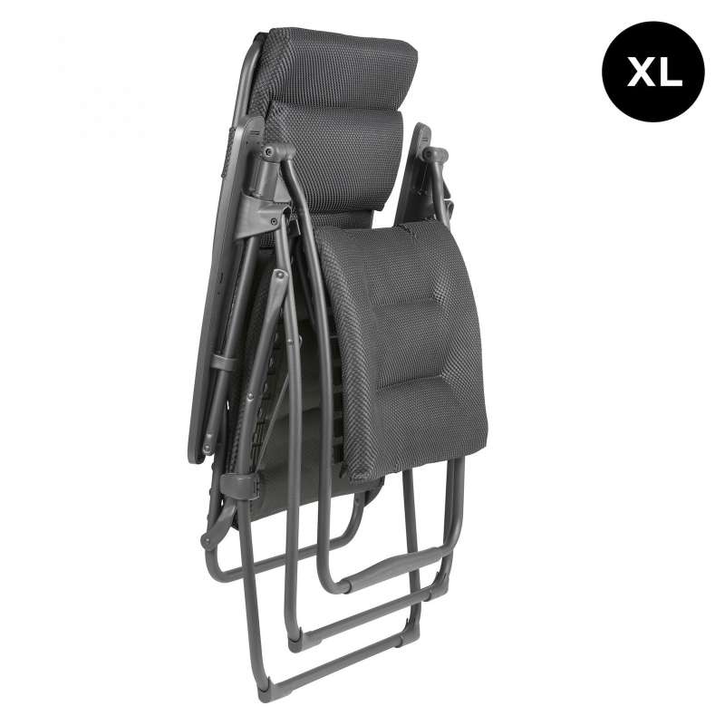 Lafuma Futura XL BeComfort® Relaxliege Sonnenliege Gartenliege Dark Grey Titane