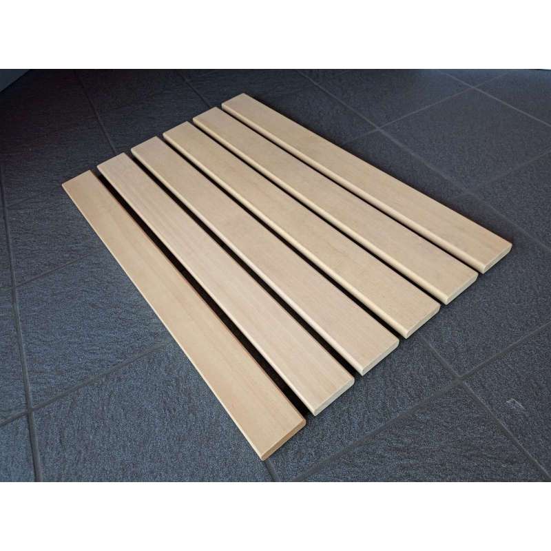 Arend Sauna Rollrost aus Abachi 60 cm breit 1 lfd. Meter für Saunakabine