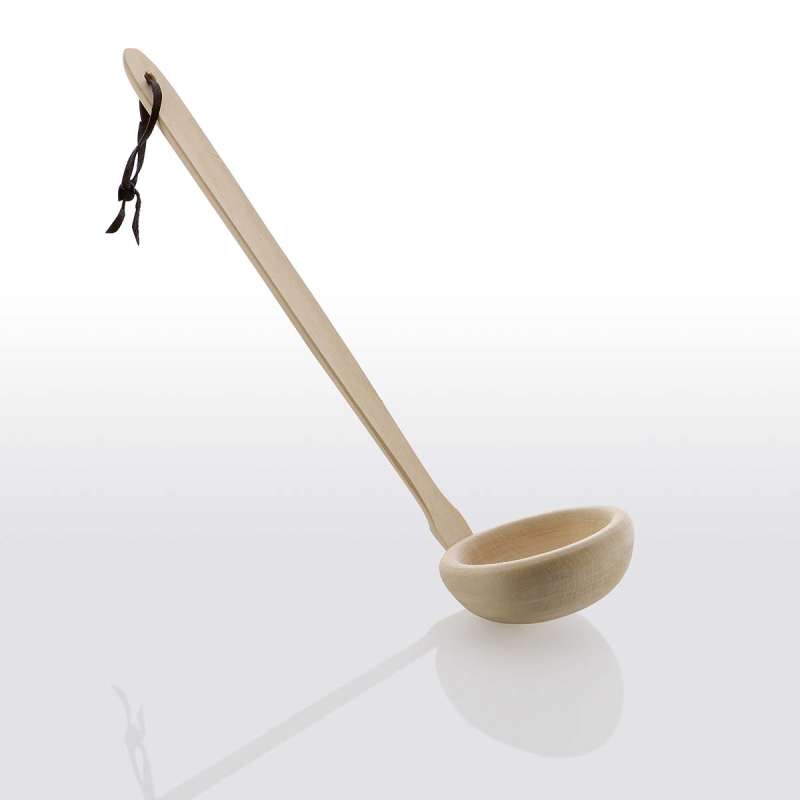 Eliga Schöpfkelle Laubholz 30 cm gewinkelt