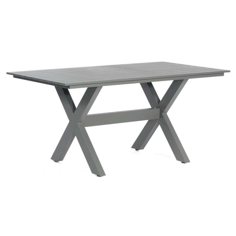 Sonnenpartner Tisch Topas 160x90 cm Aluminium anthrazit