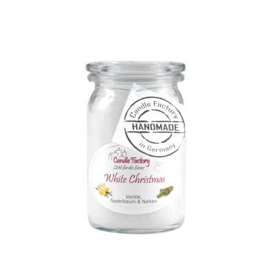 Candle Factory Baby Jumbo White Christmas Duftkerze Dekokerze 308052 Candle Factory Baby Jumbo White Christmas Duftkerze Dekokerze 308052