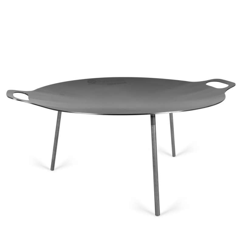 Petromax Grill- und Feuerschale gfs56 2 in 1 Grillpfanne / Grillstelle aus Stahl Ø 56 cm
