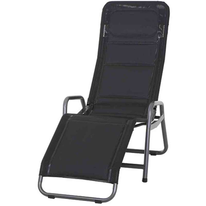 Siena Garden Sonnenliege FANO, 150 x 7 1x 112 cm schwarz J40974