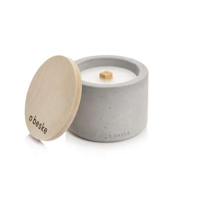 Betonfeuer Solo Tischfeuer Garten-Fackel Outdoor-Kerze mit Dauerdocht inkl. Löschbrett Betonfeuer Solo Tischfeuer Garten-Fackel Outdoor-Kerze mit Dauerdocht inkl. Löschbrett