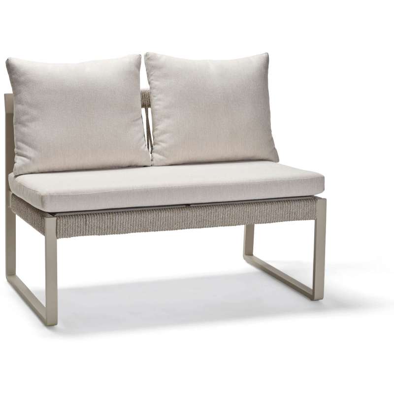 Stern Tammo 2-Sitzer Gartenbank Lounge-Bank Lounge-Sofa Aluminium mehrere Farben