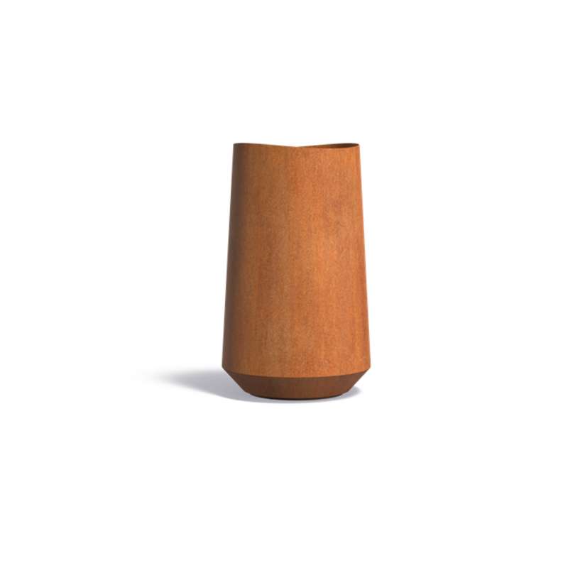 Adezz Velis aus Corten-Stahl Pflanzgefäß Pflanzkübel Blumentopf Blumenkübel