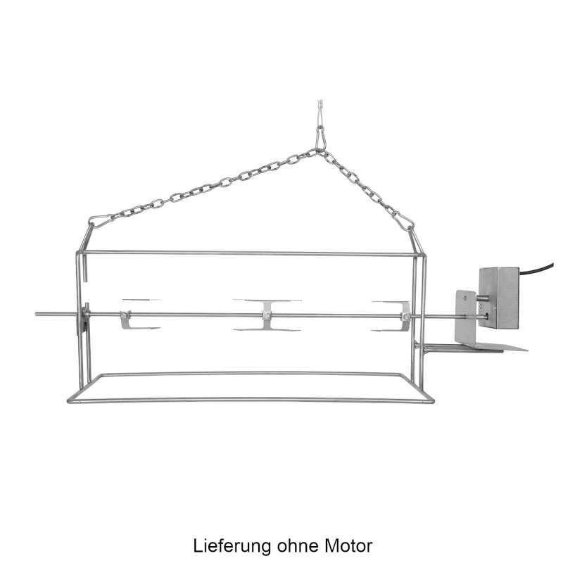 Schneider Rollbräter für Schwenkgrill 70 cm Drehspieß Schwenker