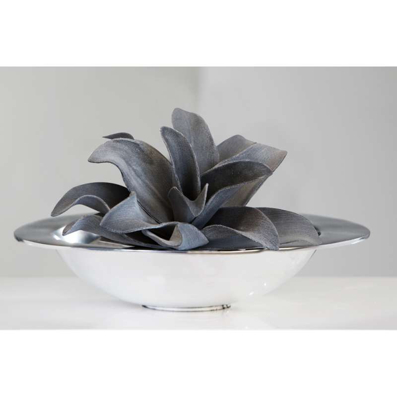 Casablanca Kunstblüte Foam Flower grau 20 cm