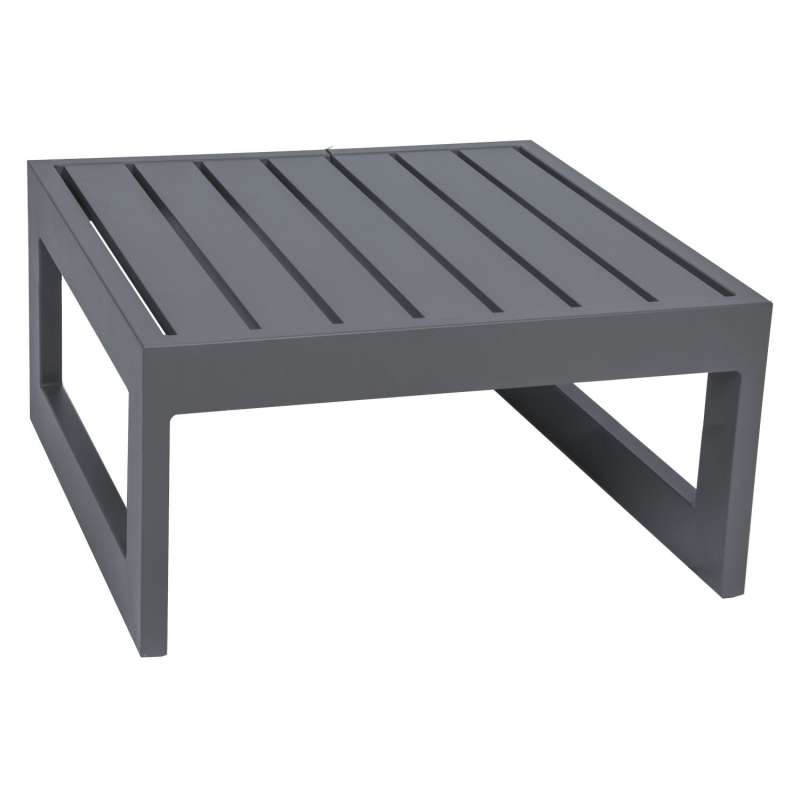 Stern Beistelltisch/Hocker New Holly Aluminium graphit 72x72x38 cm Loungetisch Tisch