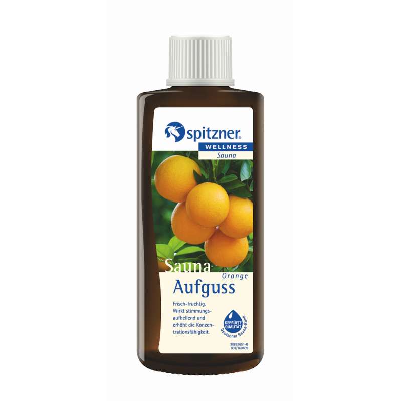 Spitzner Saunaaufguss Orange 190 ml Sauna Aufguss Konzentrat 8850024