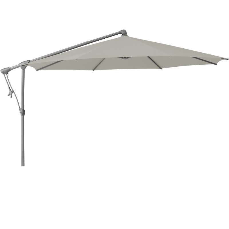 GLATZ Sonnenschirm SUNWING® C+ easy rund ø 300 cm Stoffklasse 2 Ash 151