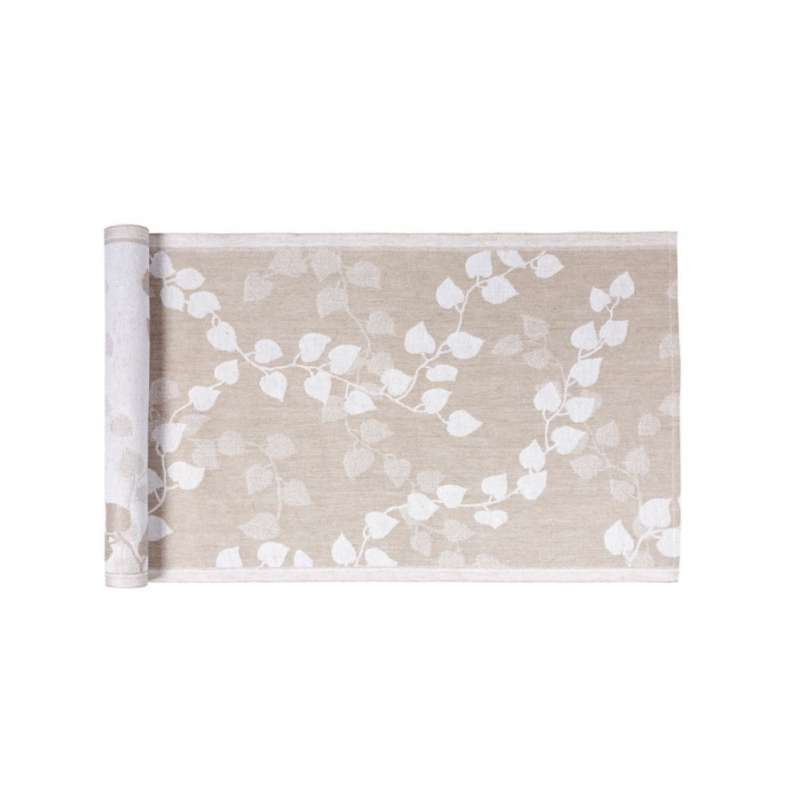 Jokipiin Tuuli Sauna Sitzunterlage 45 x 160 cm Sauna Seat Cover natural/white