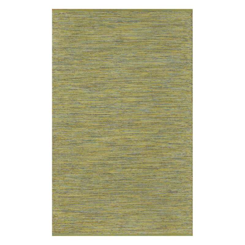 Fab Habitat Teppich Cancun Lemon&Apple Green aus recycelter Baumwolle grün/gelb 120x180cm