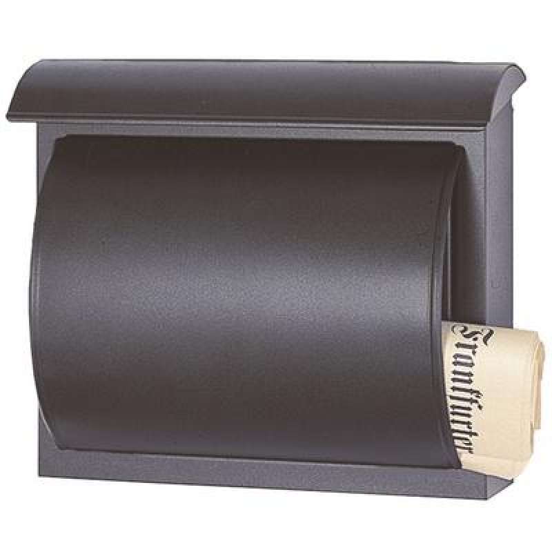 Heibi Briefkasten QUELO verzinkt pulverbeschichtet schwarz glimmer 64158-028