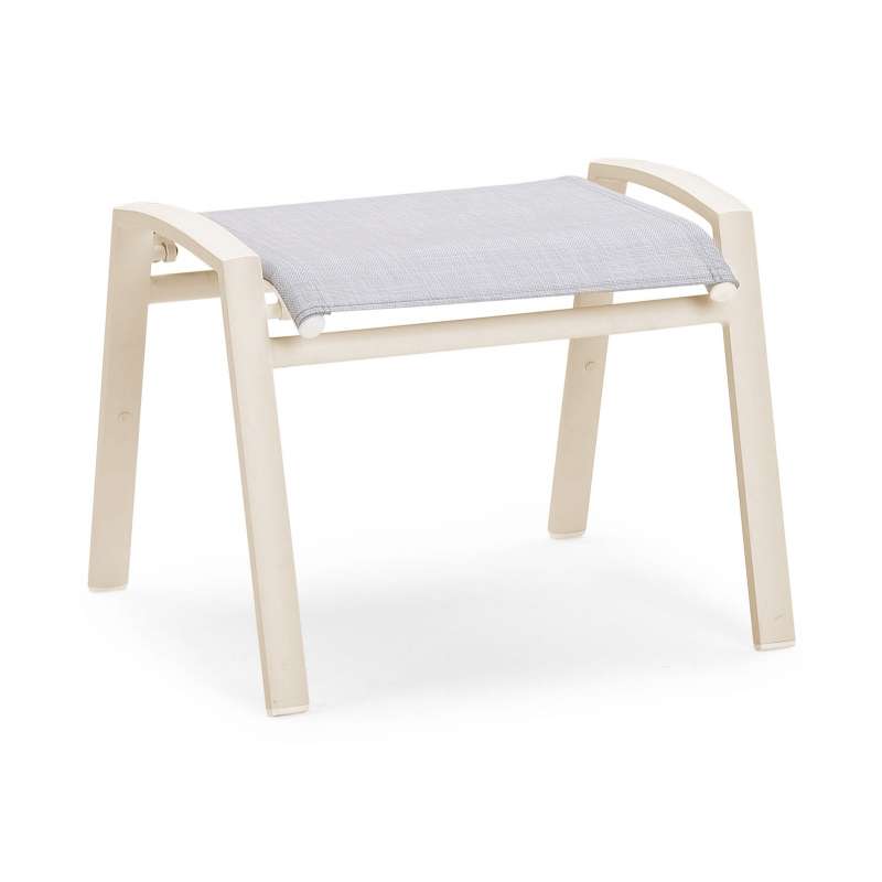 Best Cavalese Hocker Gartenhocker für Klappstuhl Sand 59 x 51 x 45 cm