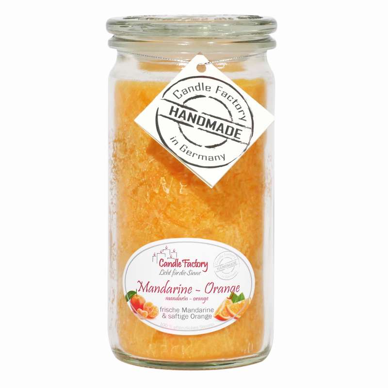 Candle Factory Mini Jumbo Mandarine-Orange Duftkerze Dekokerze 307177