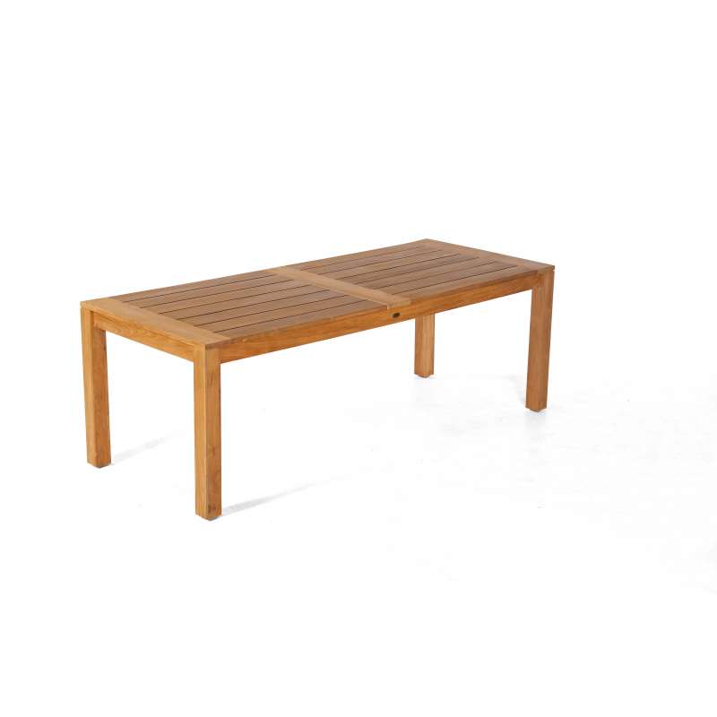 Sonnenpartner Milton Keynes Gartentisch Holztisch Esstisch 220/90x76 cm Teakholz