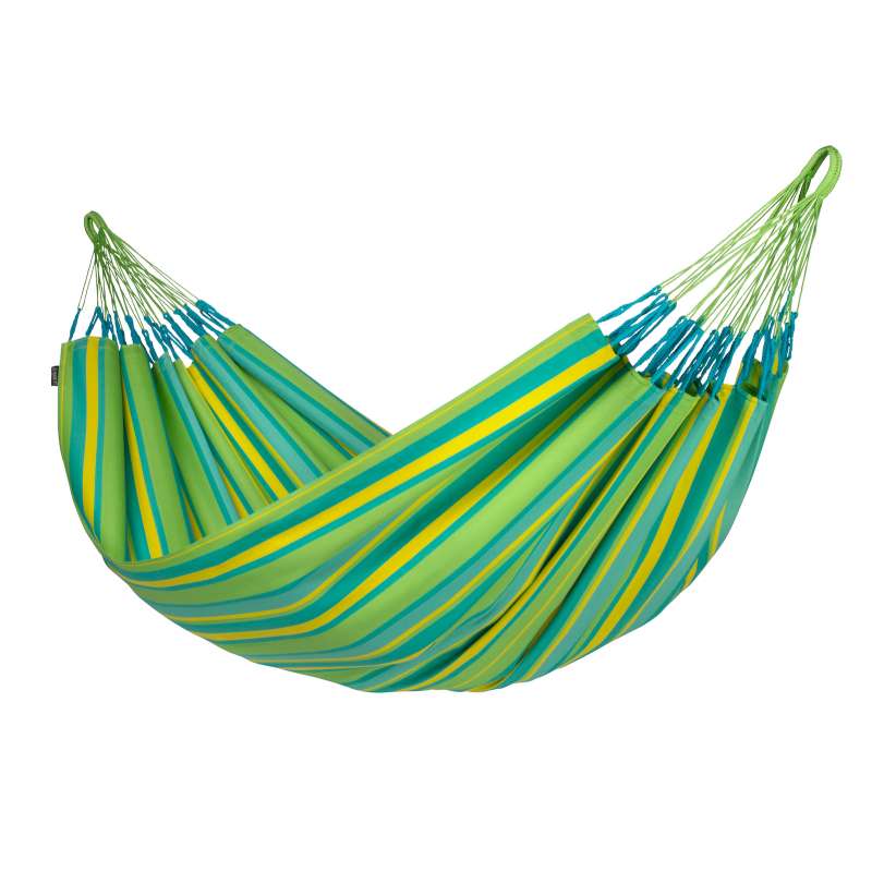 La Siesta Hängematte BRISA lime grün klassische Doppel-Hängematte Outdoor