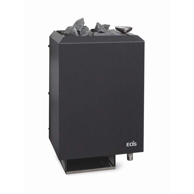 Eos Bi-O Picco W 3,5 kW Saunaofen mit Verdampfer Combiofen Anthrazit