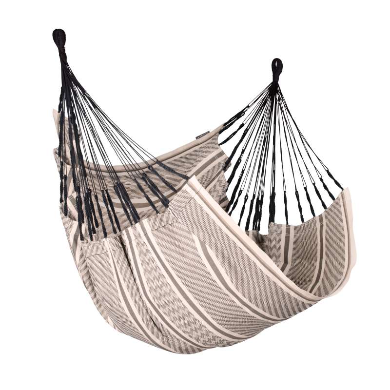 La Siesta Hängesessel Cumbia Organic Zebra - Comfort Size aus 100 % Bio-Baumwolle