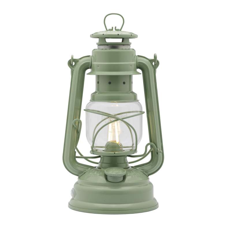 Feuerhand LED Laterne Baby Special 276 Sage Green Dimmbar