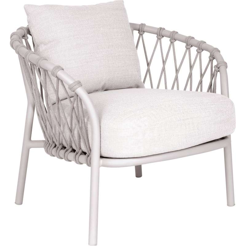 Stern Klea Lounge-Sessel Gartensessel Gartenstuhl Aluminium-Gestell greige/vanilla