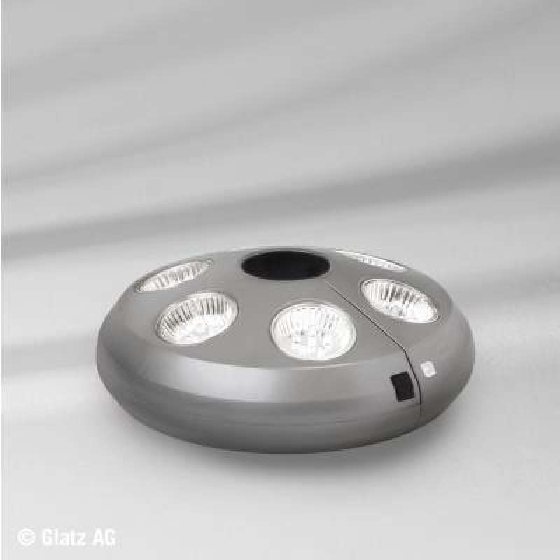 GLATZ Osyrion 6er Beleuchtung Akku-Licht LED-Licht für ø 30-50 mm Schirmleuchte
