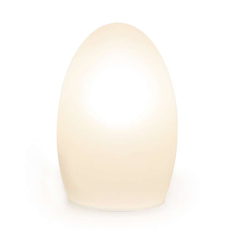 NEOZ kabellose Akku-Tischleuchte EGG UNO/PRO LED-Lampe dimmbar 1 Watt 18xØ12 cm