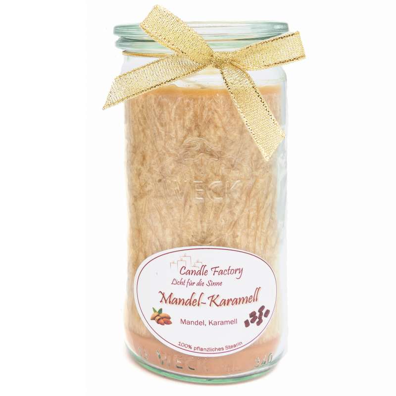 Candle Factory Mini Jumbo Mandel-Karamell Duftkerze Dekokerze 307-040